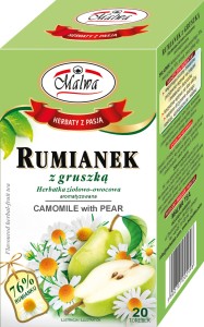 MALWA HERBATA RUMIANEK Z GRUSZKĄ 20TB