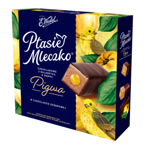 WEDEL PTASIE MLECZKO WANILIOWE Z GALARETKĄ O SMAKU PIGWY 340G