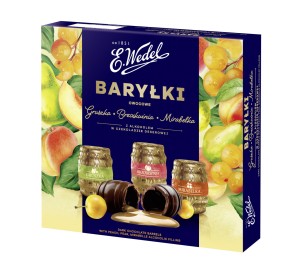 WEDEL BARYŁKI GRUSZKA-BRZOSKWINIA-MIRABELKA 200G