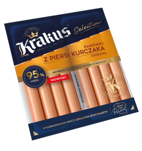 KRAKUS PARÓWKI Z PIERSI KURCZAKA 2X90G
