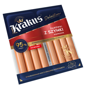 KRAKUS PARÓWKI Z SZYNKI 2X90G