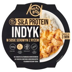 GRAAL MEAL BOX INDYK W SOSIE SEROWYM Z RYŻEM 360G