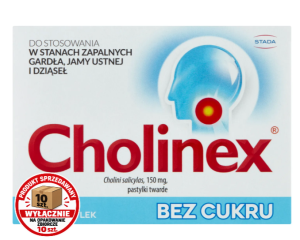 CHOLINEX BEZ CUKRU 16 PASTYLEK SUP-G
