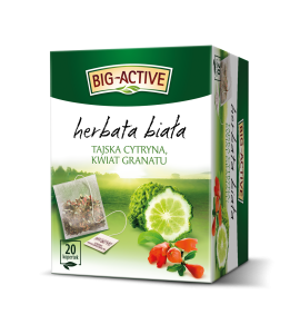 BIG-ACTIVE HERBATA BIAŁA EXPR. TAJSKA CYTRYNA I KWIAT GRANATU 20TB