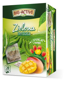 BIG-ACTIVE HERBATA ZIELONA Z OPUNCJĄ I MANGO 20TB