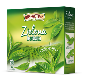 BIG-ACTIVE HERBATA ZIELONA PURE GREEN 40TB