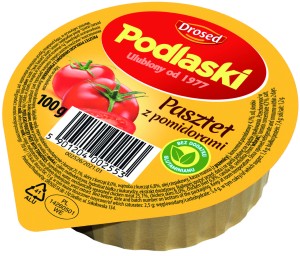 DROSED PASZTET PODLASKI Z POMIDORAMI 100G/15SZT