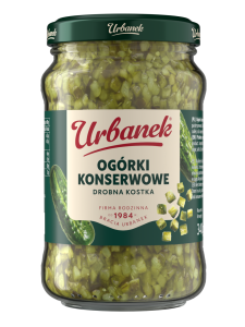 URBANEK OGÓRKI KONSERWOWE KOSTKA 340G