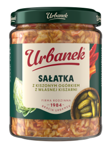 URBANEK SAŁATKA Z KISZONYM OGÓRKIEM 510G
