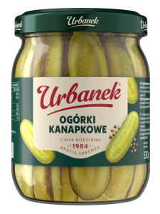 URBANEK OGÓRKI KANAPKOWE 530G