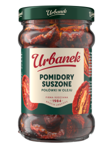 URBANEK POMIDORY SUSZONE POŁÓWKI W OLEJU 270G