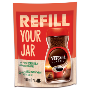 NESCAFE CLASSIC KAWA ROZPUSZCZALNA REFILL 150G