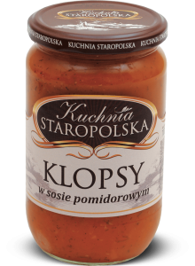 KUCHNIA STAROPOLSKA KLOPSIKI W SOSIE POMIDOROWYM 700G