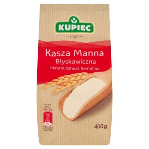 KUPIEC KASZA MANNA BŁYSKAWICZNA 400G