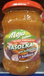 MOJA KUCHNIA FASOLKA PO BRETOŃSKU Z KIEŁBASĄ 500G