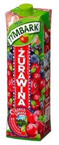 TYMBARK OWOCE ŚWIATA ŻURAWINA 1L/6SZT