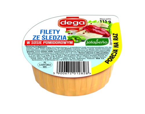 DEGA Filety ze śledzia w sosie pomidorowym z jalapeno 115g.jpg