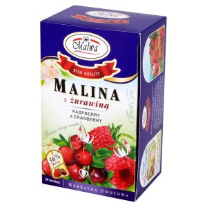MALWA HERBATA OWOCOWA MALINA/ŻURAWINA 20TB