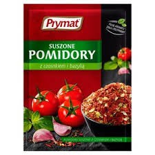 PRYMAT POMIDORY SUSZONE Z CZOSNKIEM I BAZYLIĄ 15G