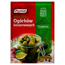 PRYMAT PRZYPRAWA DO OGÓRKÓW KONSERWOWYCH 40G