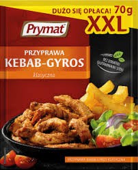 PRYMAT PRZYPRAWA KEBAB-GYROS 70G