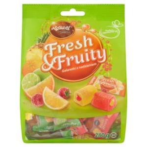 WAWEL GALARETKI FRESH&FRUITY 245G