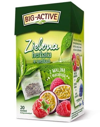 BIG-ACTIVE HERBATA ZIELONA Z OWOCEM MALINY 20TB.jpg