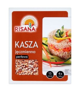 RISANA/SONKO KASZA JĘCZMIENNA PERŁOWA 4X100G