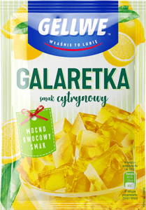 GELLWE GALARETKA CYTRYNOWA 72G/20SZT