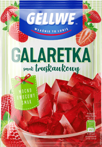 GELLWE GALARETKA TRUSKAWKOWA 72G/20SZT