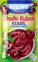 GELLWE KISIEL SŁODKI KUBEK WIŚNIA 30G/30SZT