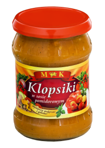 M&K KLOPSIKI W SOSIE POMIDOROWYM 500G/8SZT
