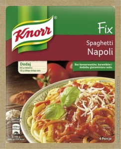 KNORR FIX DO SPAGHETTI NAPOLI 45G