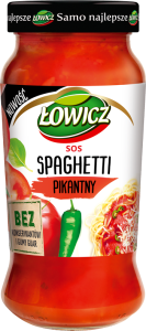 ŁOWICZ SOS SPAGHETTI PIKANTNY 500G