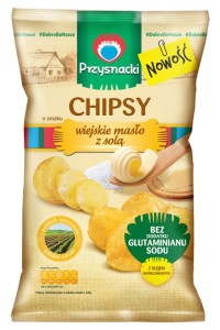 PRZYSNACKI CHIPSY WIEJSKIE MASŁO Z SÓLĄ 135G