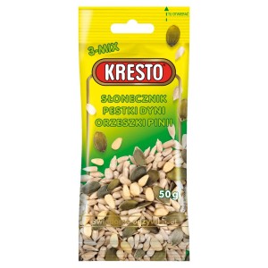 KRESTO SŁONECZNIK/PESTKI DYNI/ORZESZKI PINII 50G