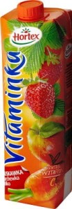 HORTEX VITAMINKA MARCHEW-JABŁKO-TRUSKAWKA 1L/6SZT