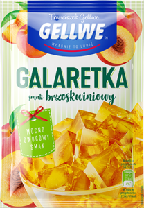 GELLWE GALARETKA BRZOSKWINIOWA 72G/20SZT