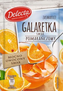 DELECTA GALARETKA POMARAŃCZOWA 70G/20SZT