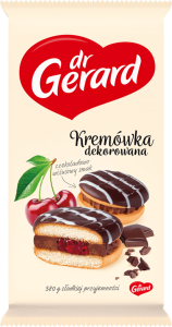 DR GERARD KREMÓWKA DEKOROWANA WIŚNIOWA 165G