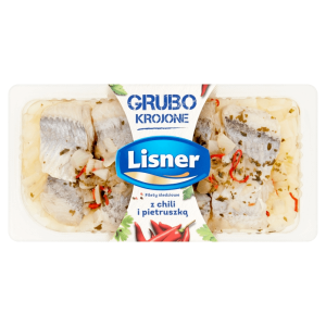 LISNER GRUBO KROJONE FILETY ŚLEDZIOWE CHILI 200G