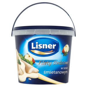 LISNER FILETY ŚLEDZIOWE W SOSIE ŚMIETANOWYM 700G
