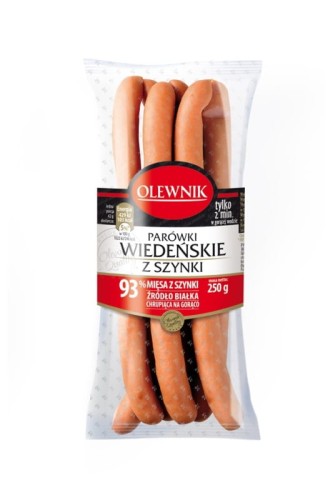 OLEWNIK PARÓWKI WIEDEŃSKIE Z SZYNKI 250G.jpg
