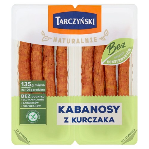 Tarczyński Naturalnie Kabanosy z kurczaka 180 g.jpg