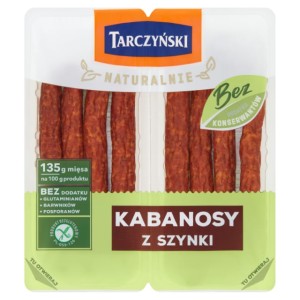 TARCZYŃSKI KABANOS BEZ KONSERWANTÓW Z SZYNKI 180G