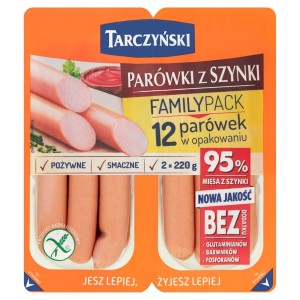 TARCZYŃSKI PARÓWKI Z SZYNKI FAMILY 440G