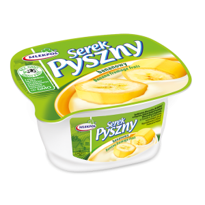 ZAM. SEREK HOMOG.PYSZNY BANANOWY 140G/12SZT