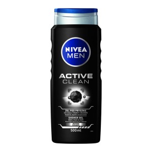 NIVEA ŻEL POD PRYSZNIC ACTIVE CLEAN 500ML