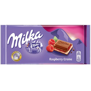 MILKA RASPBERRY CREAM 100G