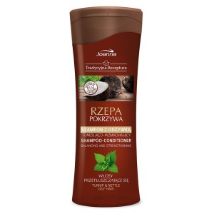 JOANNA TRADYCYJNA RECEPTURA SZAMPON Z ODŻYWKĄ RZEPA I POKRZYWA 300ML